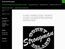 Tablet Screenshot of coneyislandstrongman.com